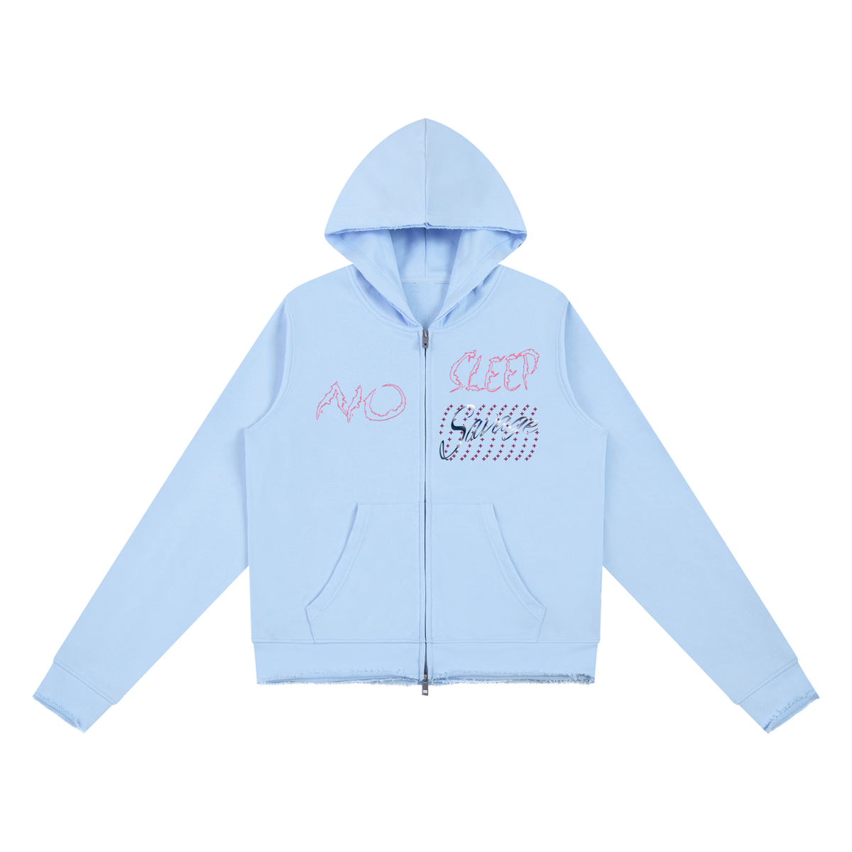 Women’s Raw Edge Full Zip Hoodie