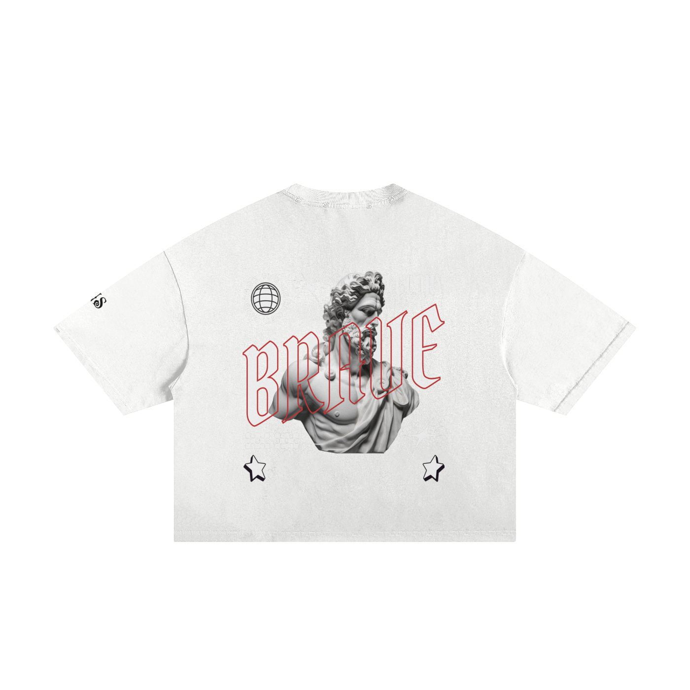 Classic Frayed Boxy ( BRAVE) Tee