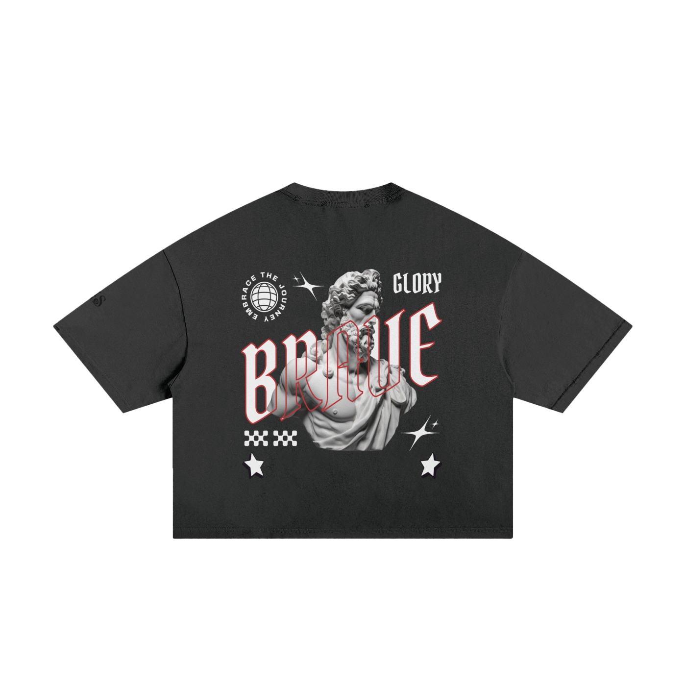Classic Frayed Boxy ( BRAVE) Tee