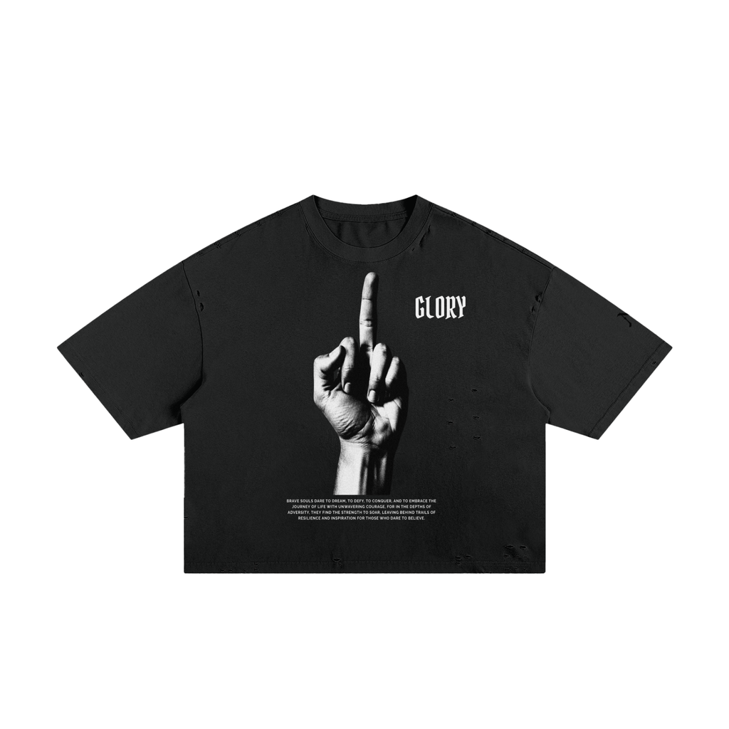 Classic Frayed Boxy ( BRAVE) Tee