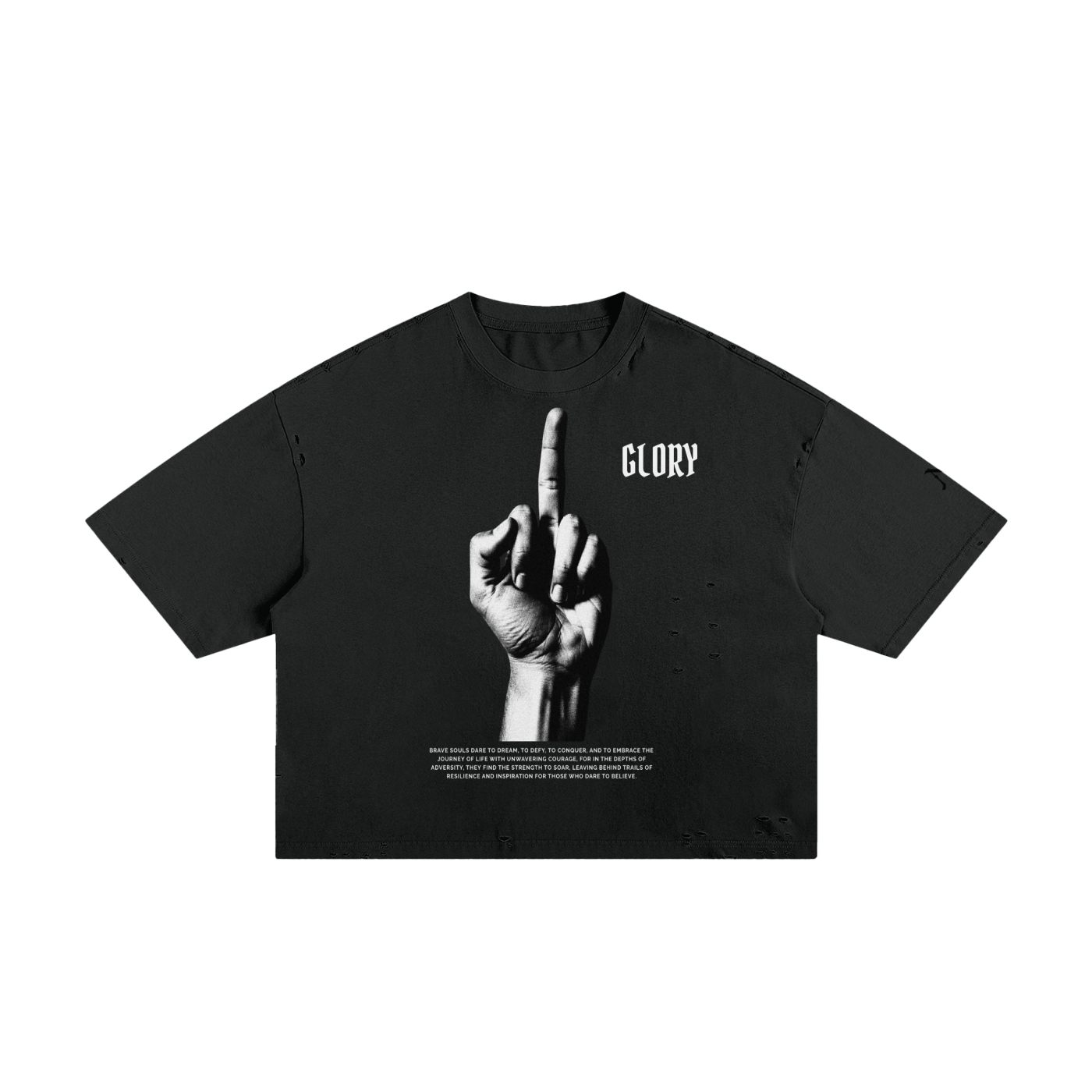 Classic Frayed Boxy ( BRAVE) Tee
