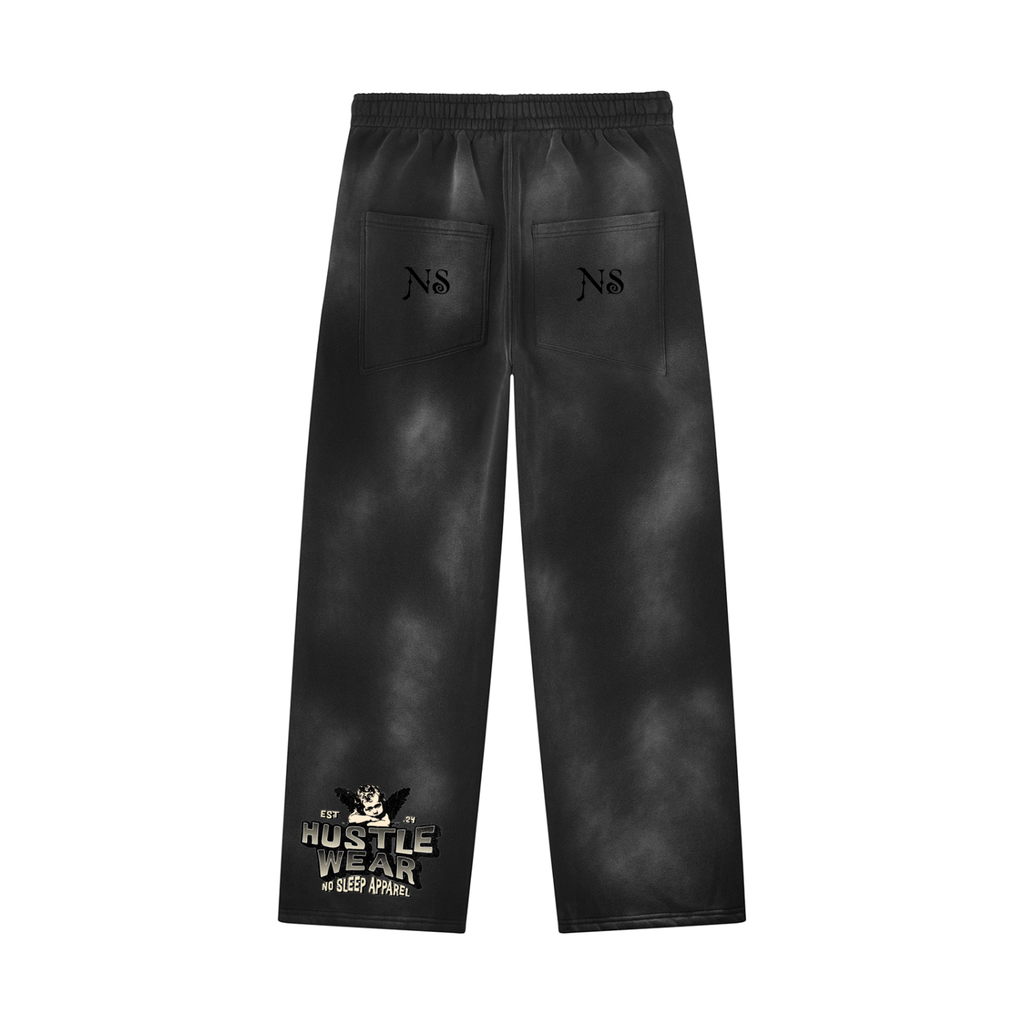 Unisex Sunfade Wide Leg Fleece Sweatpants