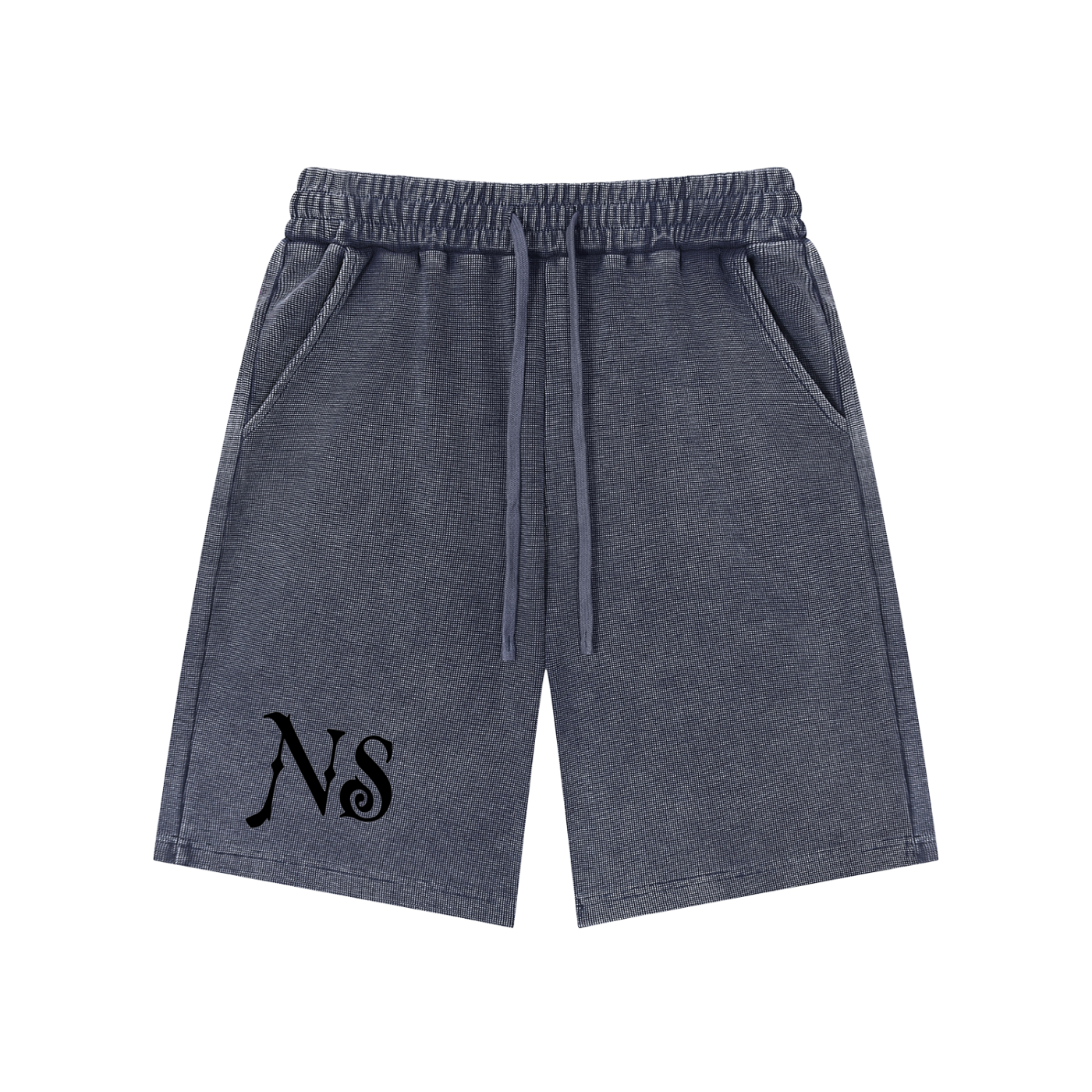 Mineral Wash Waffle Knit Shorts