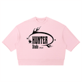 Boxy Raw Edge T-Shirt ( HUNTER )
