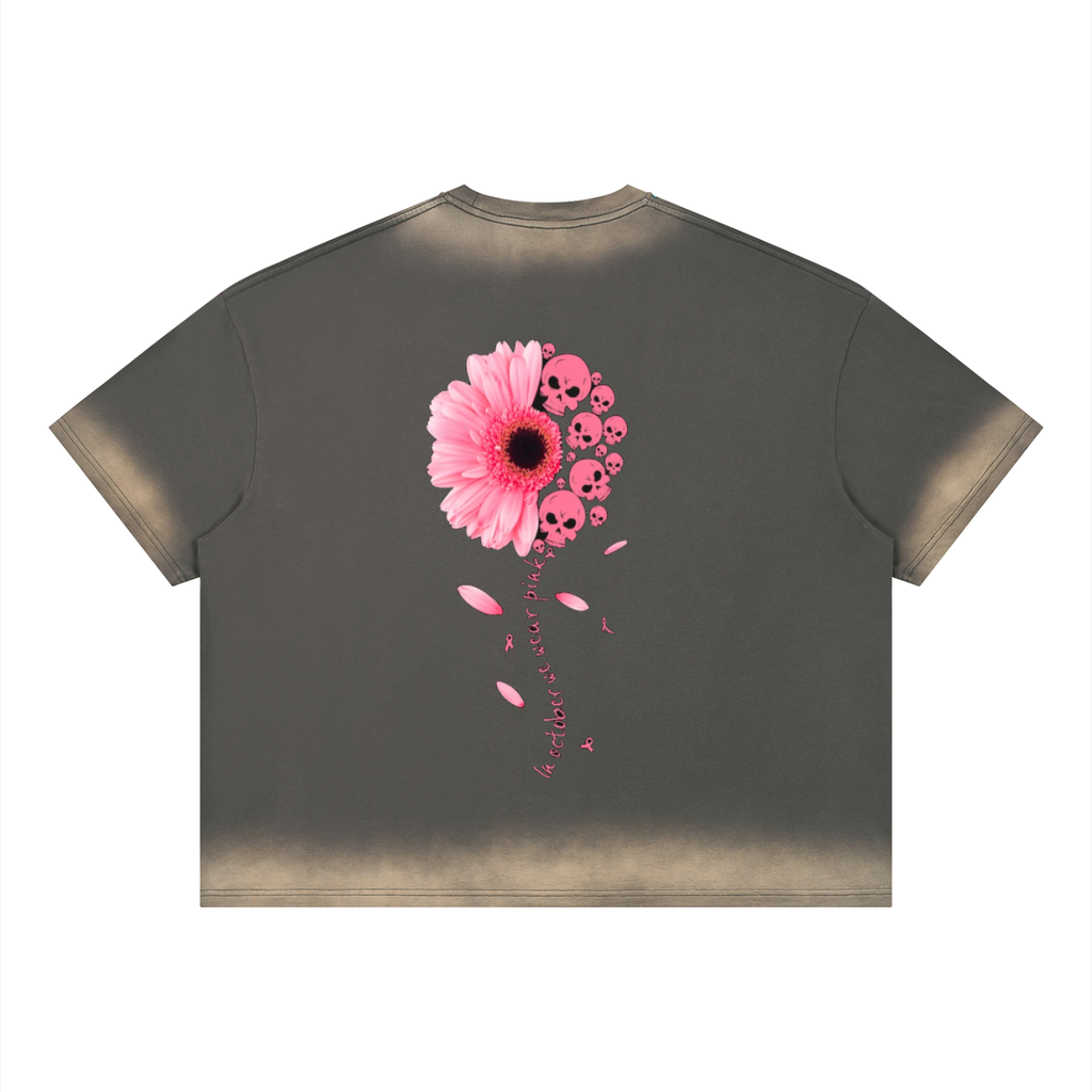 Unisex Boxy Sunfade Vintage Wash T-Shirt