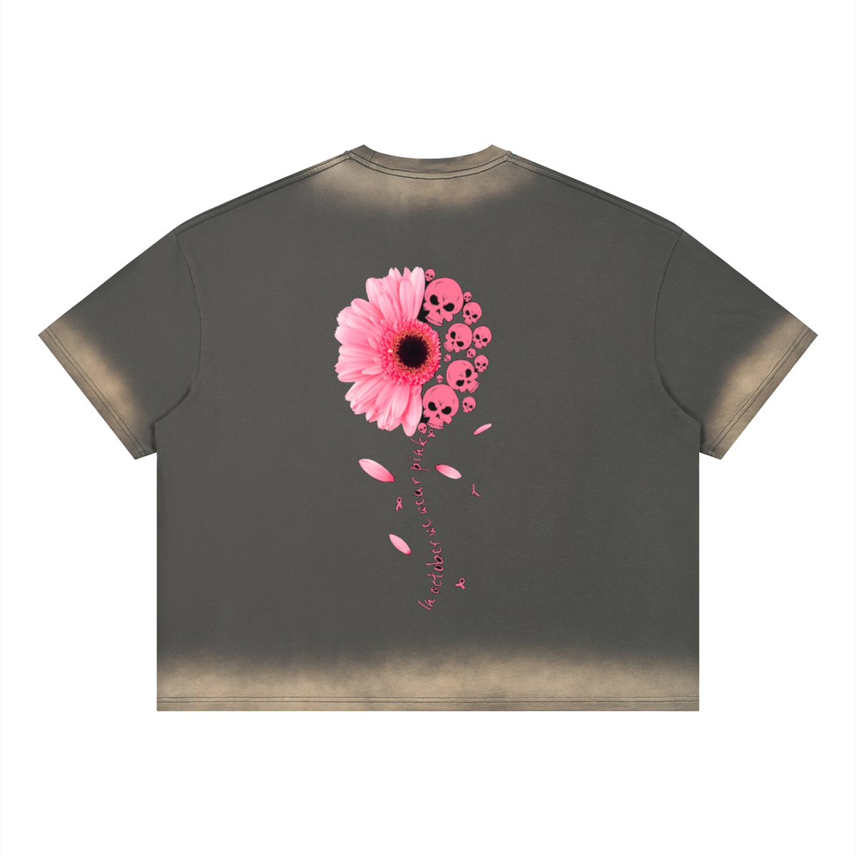 Unisex Boxy Sunfade Vintage Wash T-Shirt