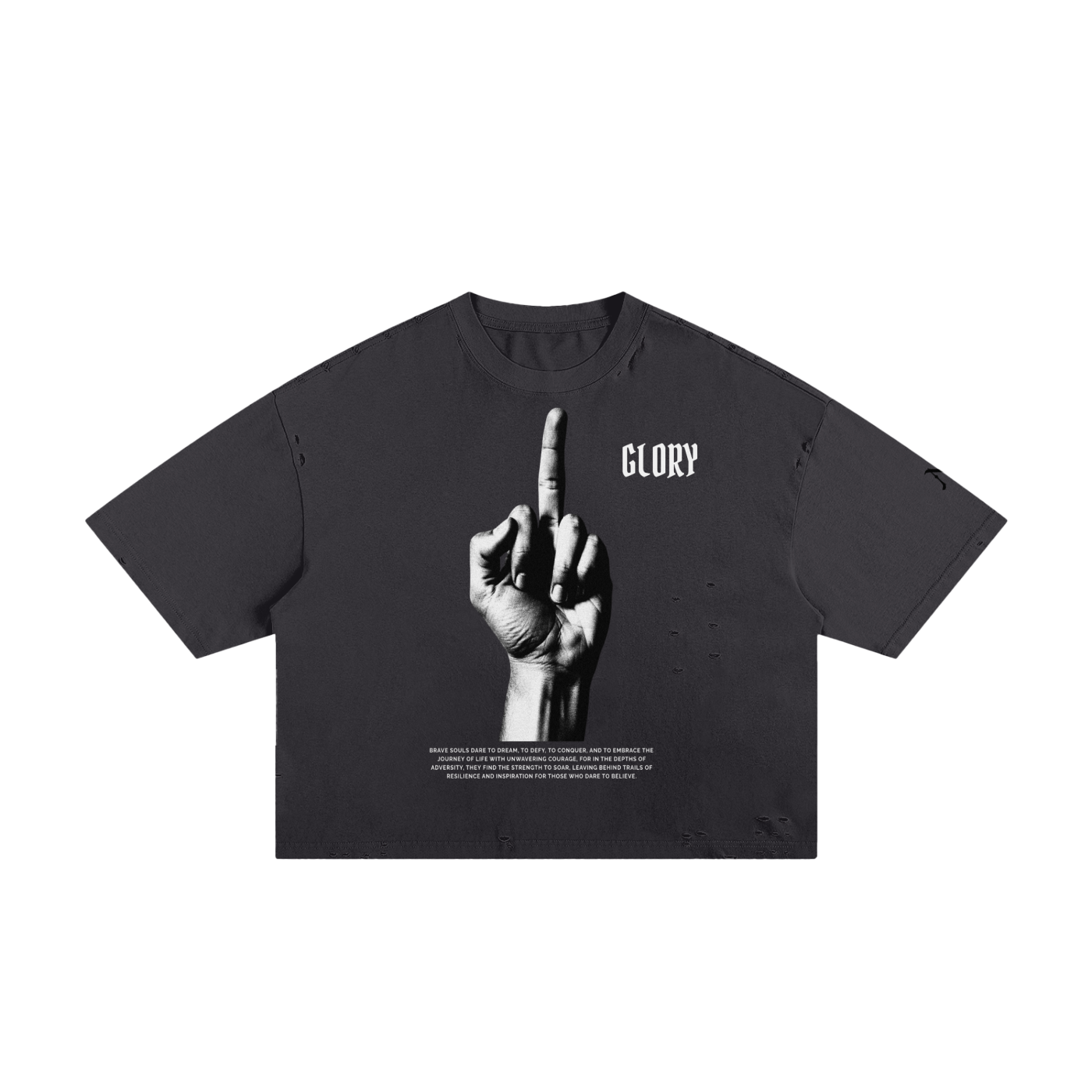 Classic Frayed Boxy ( BRAVE) Tee