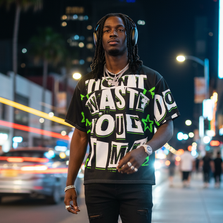 'D.W.Y.T' Boxy jersey