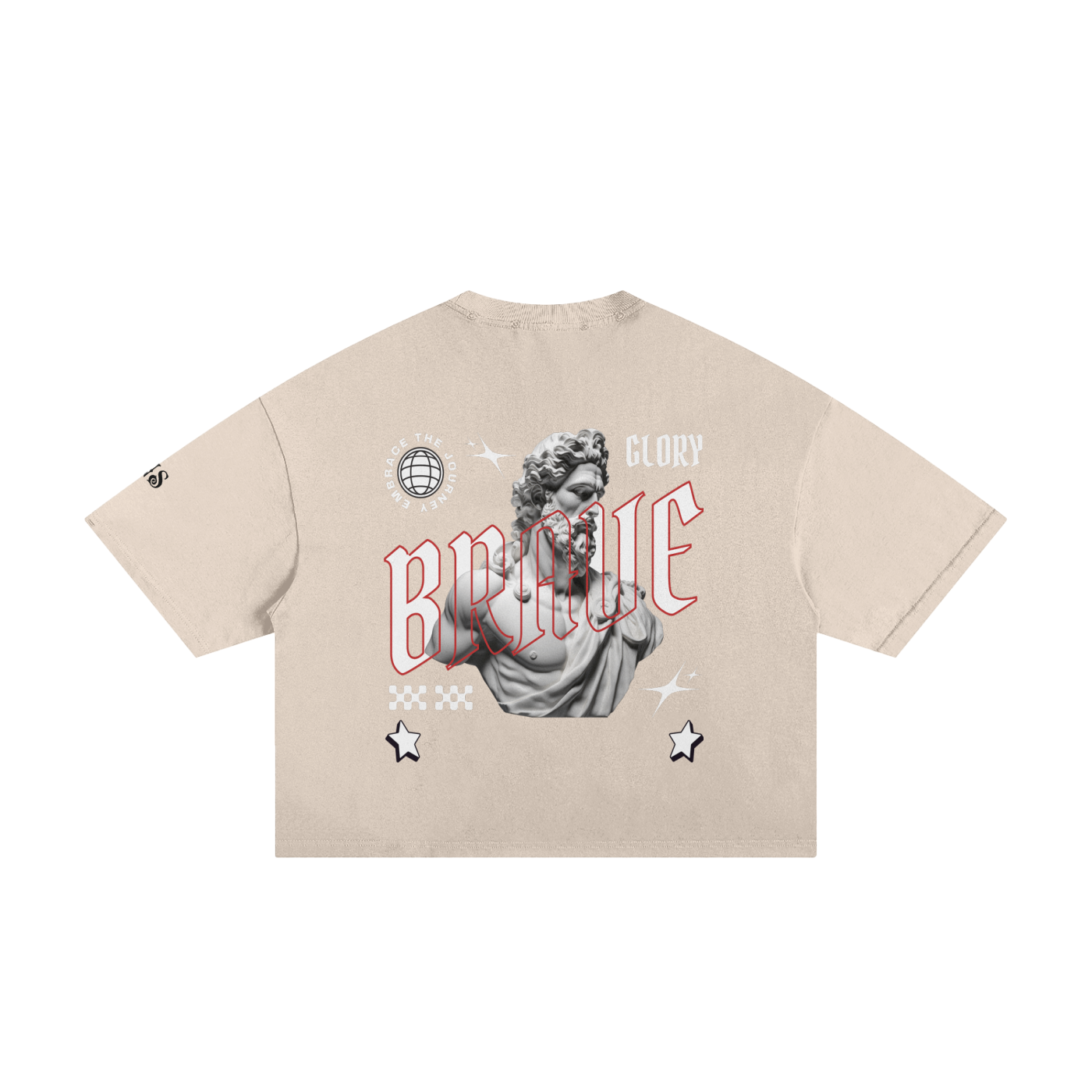 Classic Frayed Boxy ( BRAVE) Tee