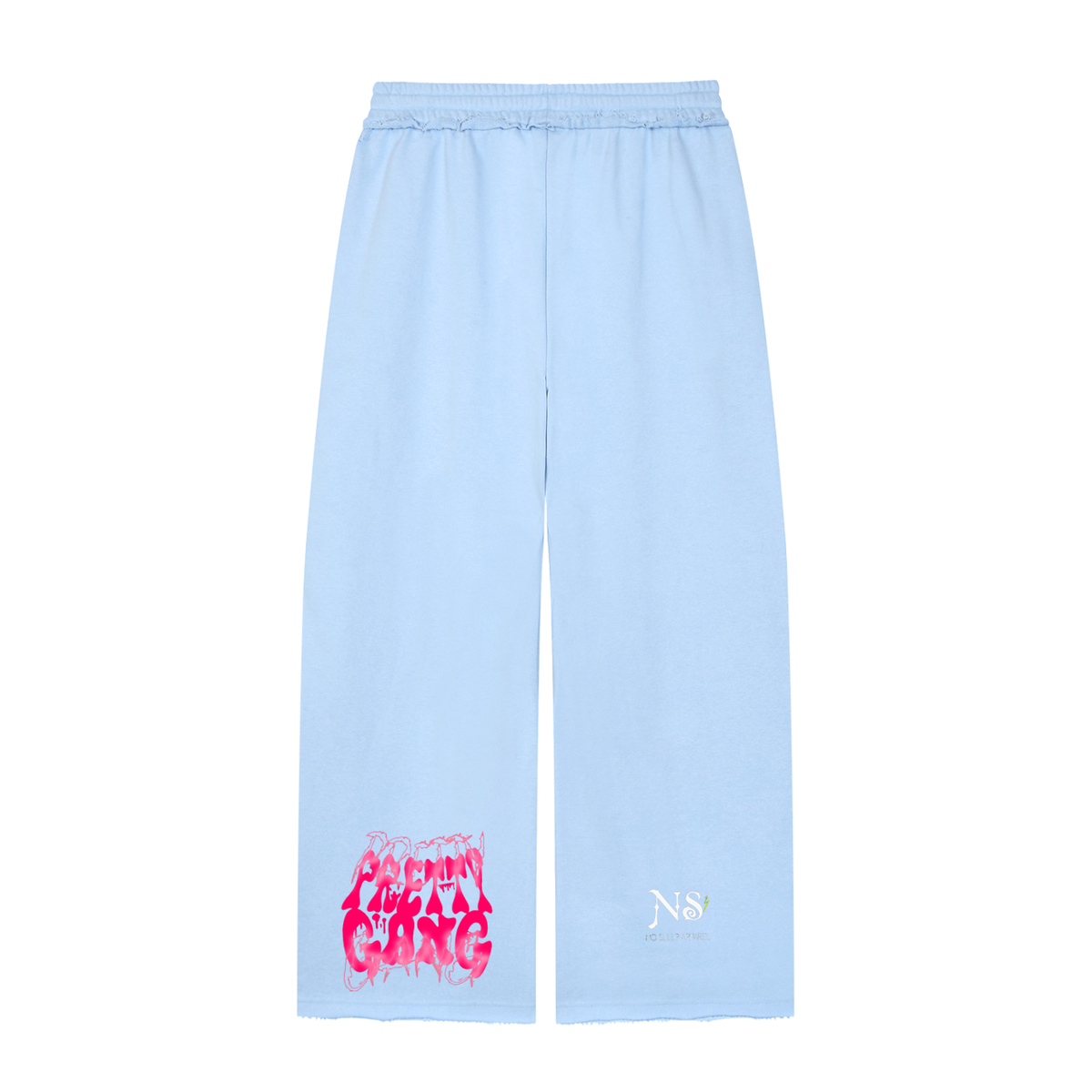 Women’s Wide Leg Raw Edge Sweatpants