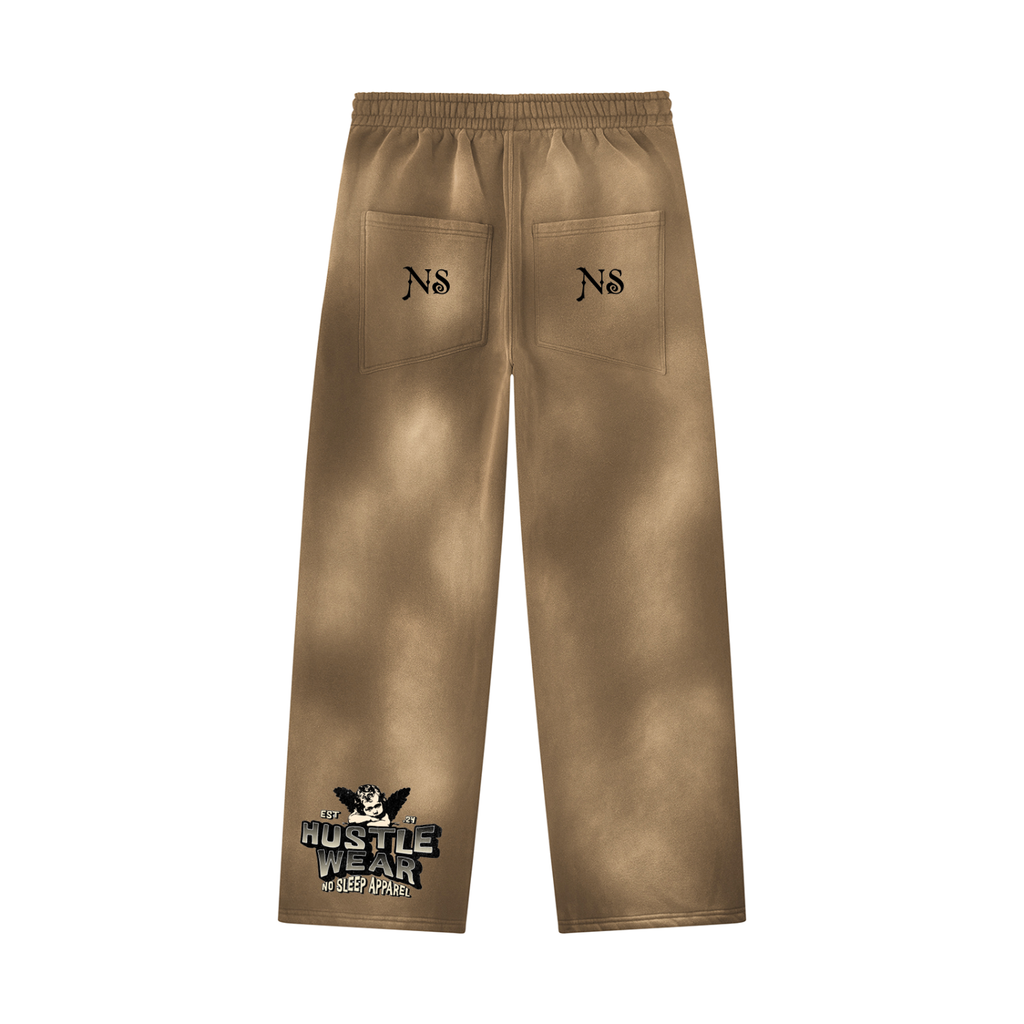 Unisex Sunfade Wide Leg Fleece Sweatpants