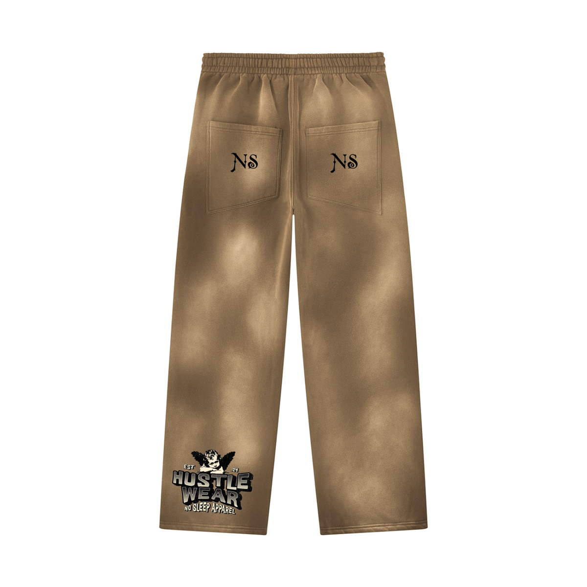 Unisex Sunfade Wide Leg Fleece Sweatpants