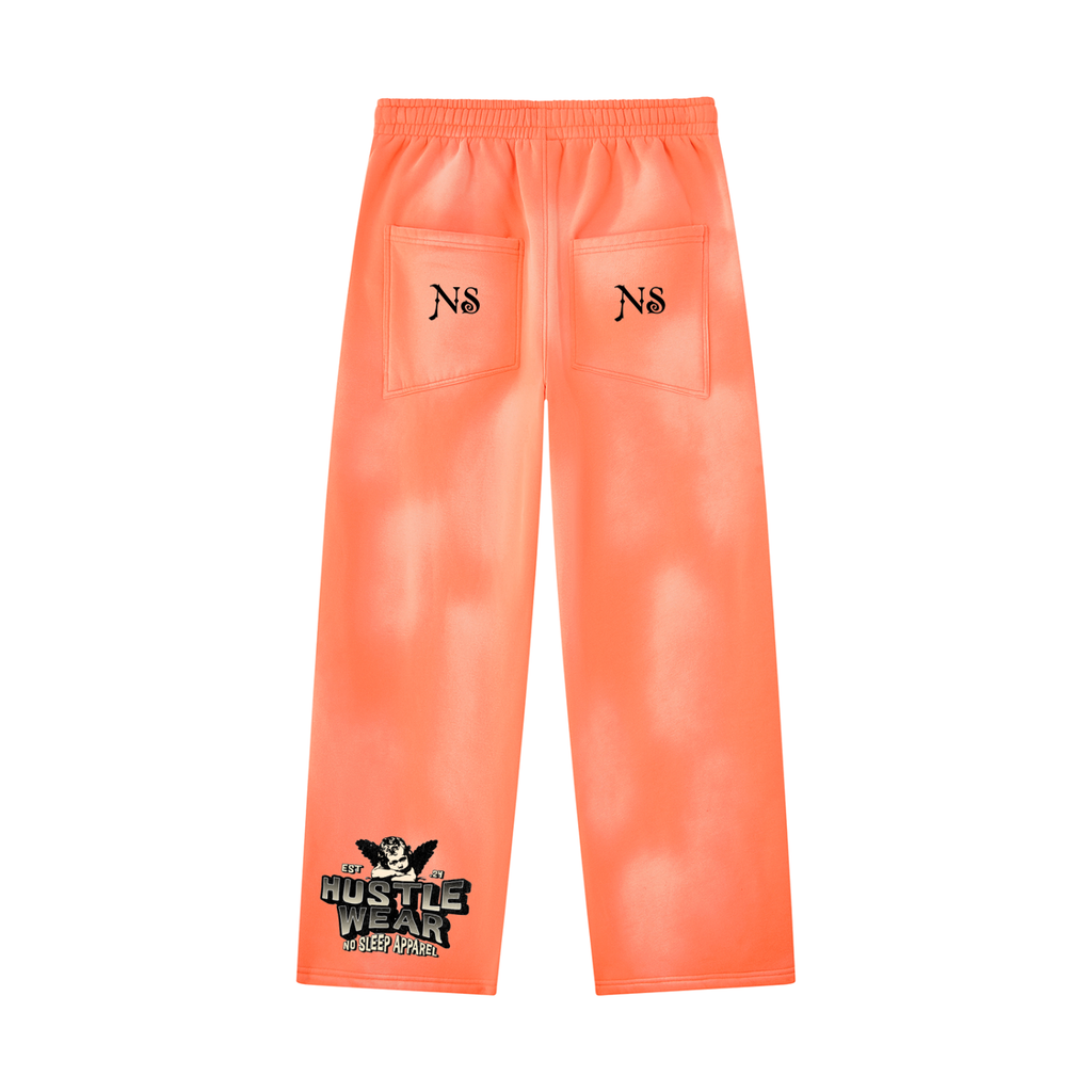 Unisex Sunfade Wide Leg Fleece Sweatpants