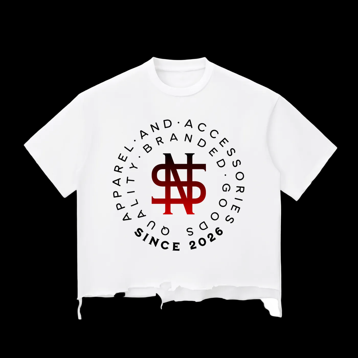 Raw-Hem Boxy (NS) T-shirt