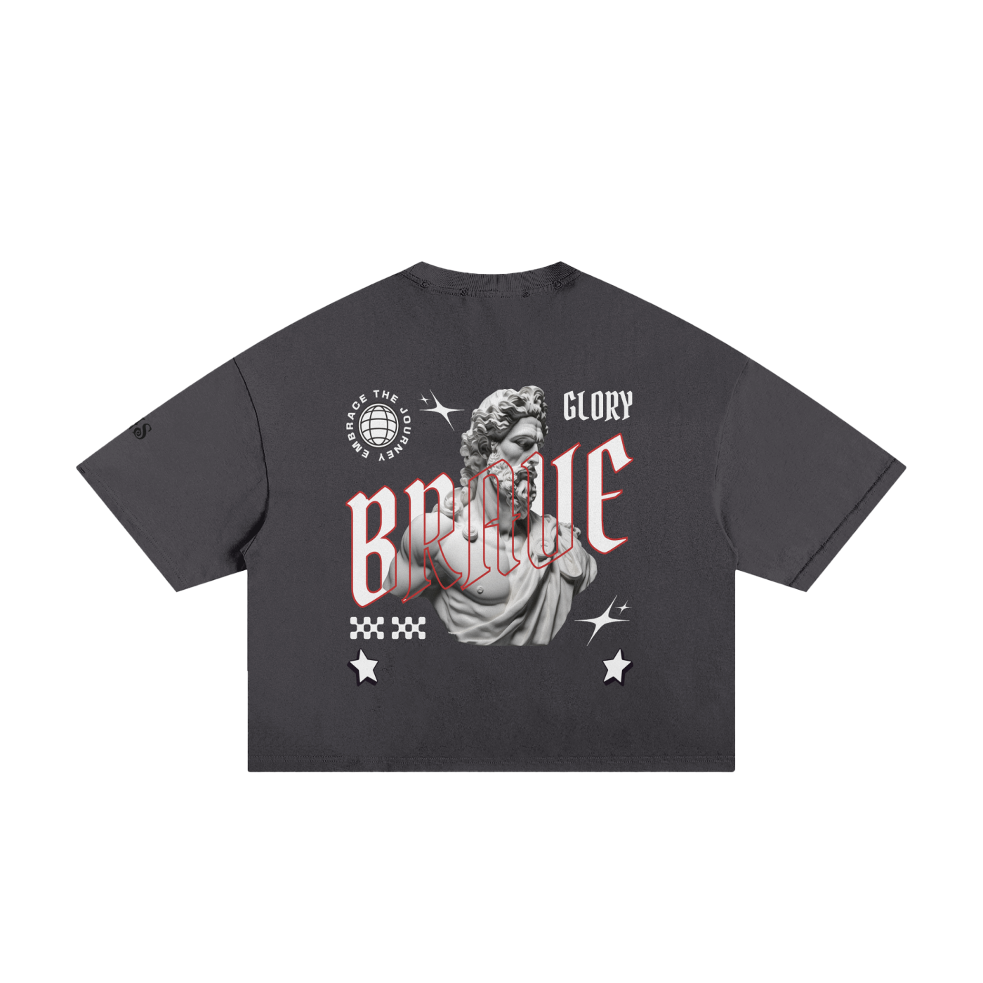 Classic Frayed Boxy ( BRAVE) Tee