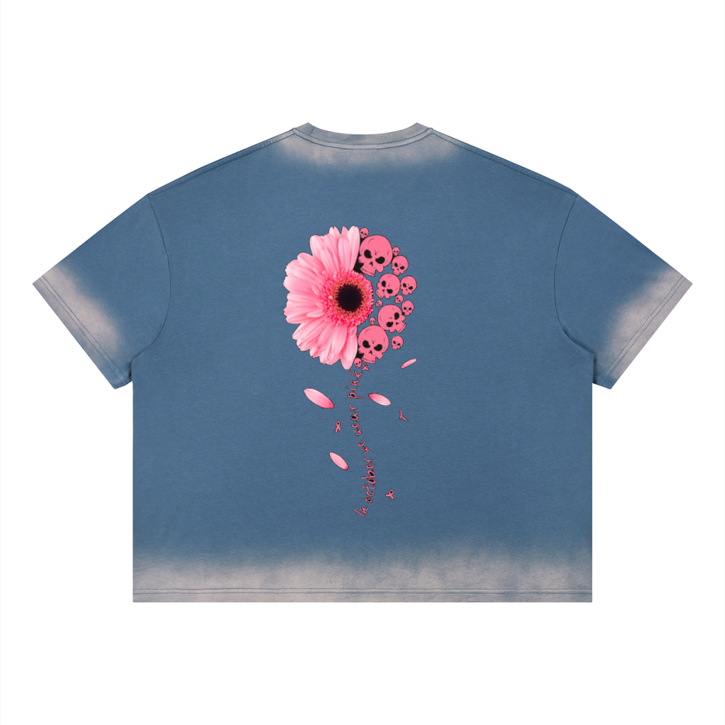 Unisex Boxy Sunfade Vintage Wash T-Shirt