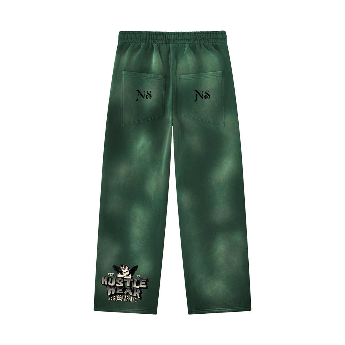 Unisex Sunfade Wide Leg Fleece Sweatpants