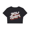 Fitted Crop ( MAKE IT HAPPEN ) T-Shirt