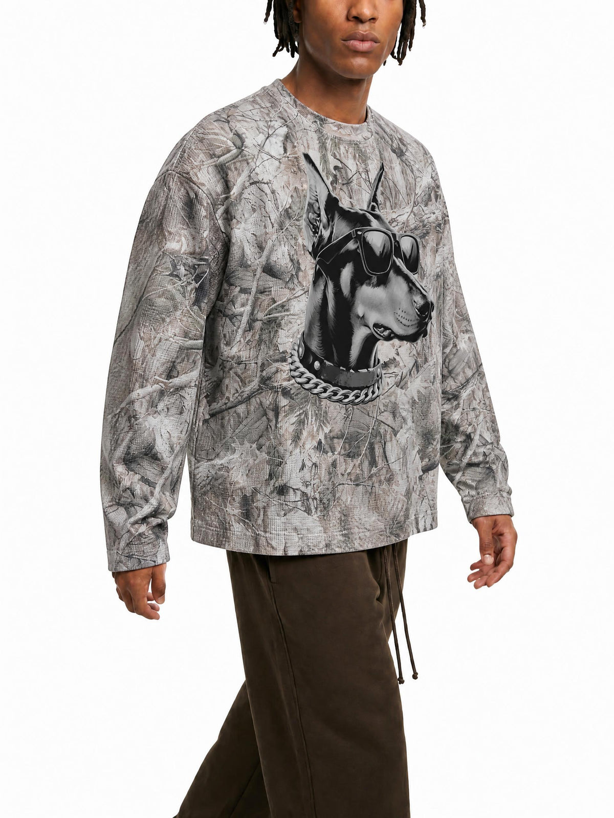 Unisex Tree Camo Waffle T-Shirt