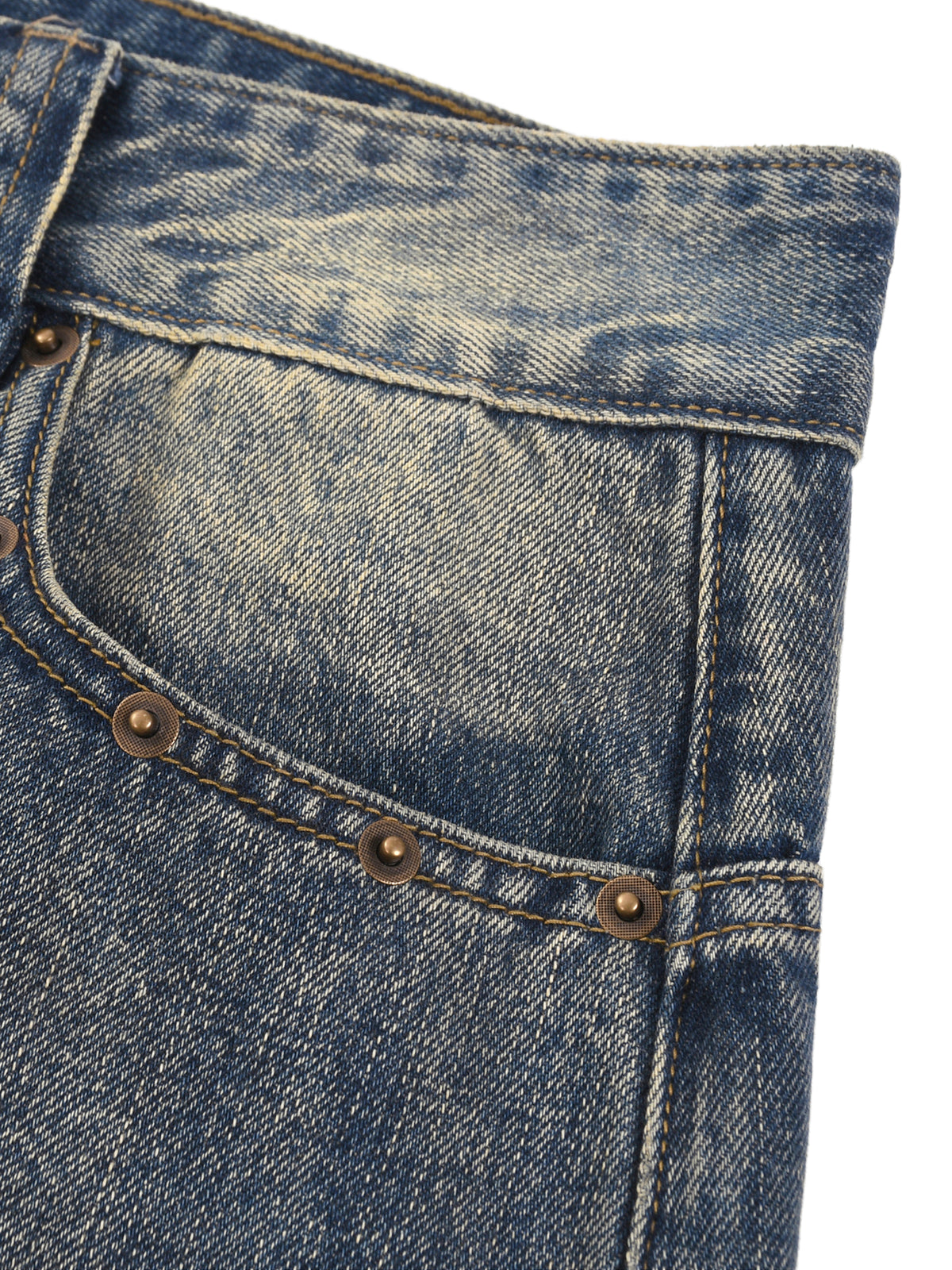 Vintage Wash Baggy Denim Shorts