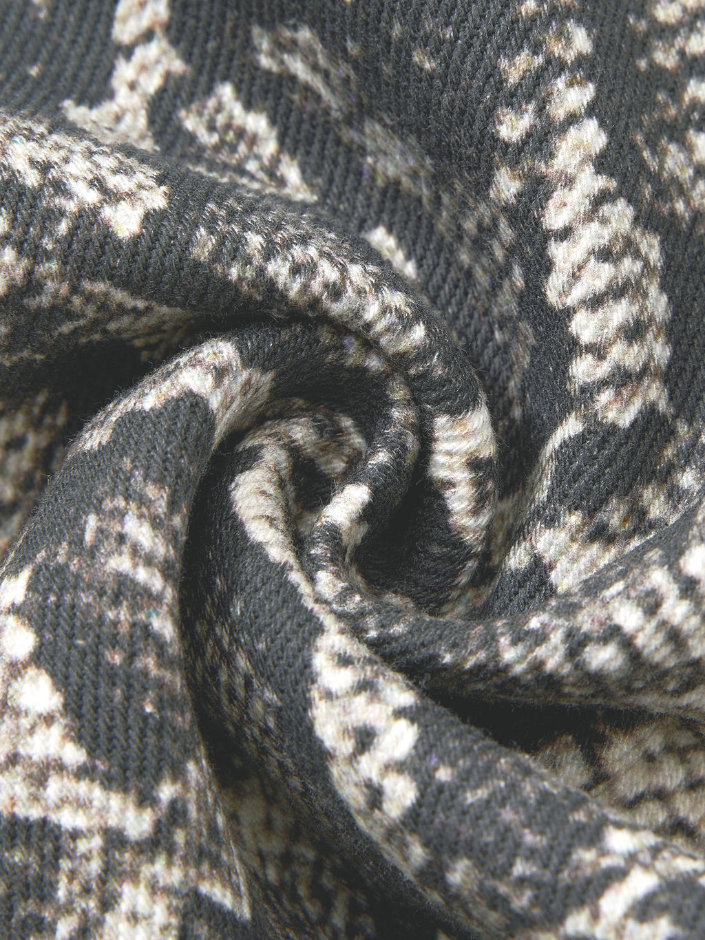 Men's Snake Print Barrel Leg Pants